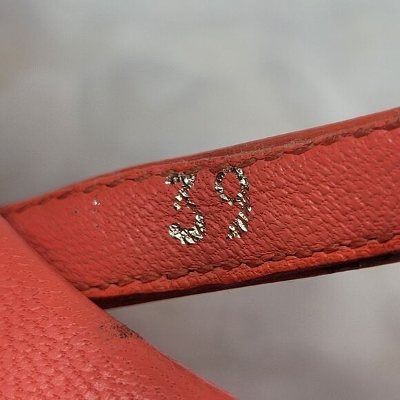 Prada Sport Womens T-Strap Sandals  Size 8.5 Patent Leather Low Wedge Slingback - Picture 9 of 11